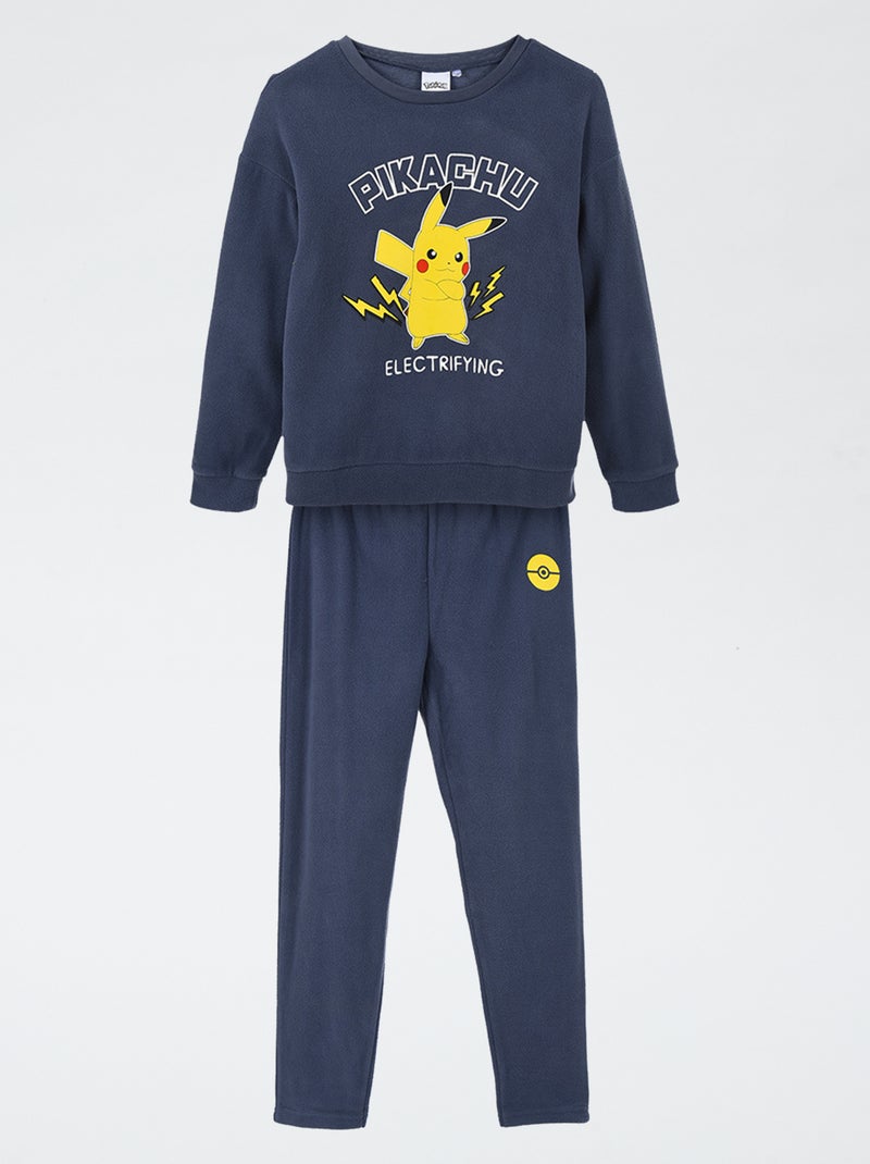 Ensemble de pyjama long 'Pokémon' en polaire - 2 pièces