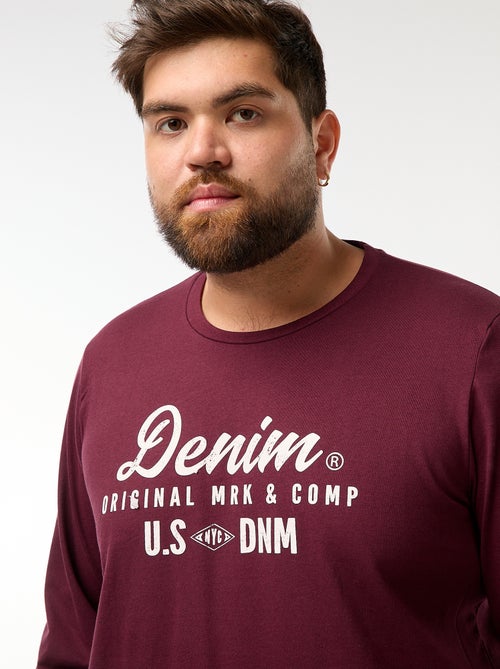 Ensemble de pyjama long t-shirt + pantalon - 2 pièces - Kiabi