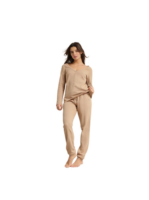 Ensemble de pyjama manches longues Cosy Time - Kiabi