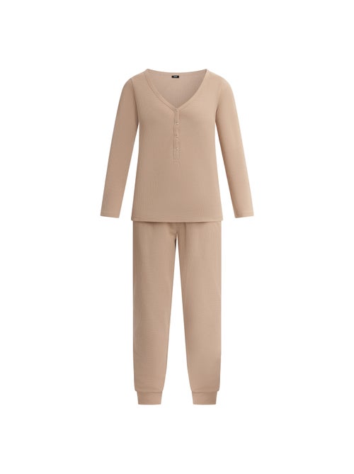 Ensemble de pyjama manches longues Cosy Time - Kiabi
