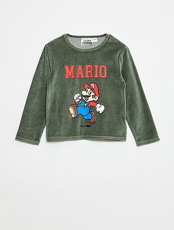 Ensemble de pyjama 'Mario' en velours