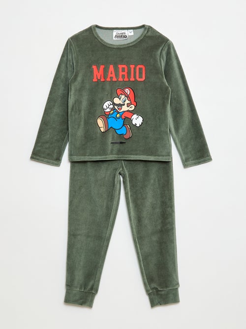 Ensemble de pyjama 'Mario' en velours - Kiabi