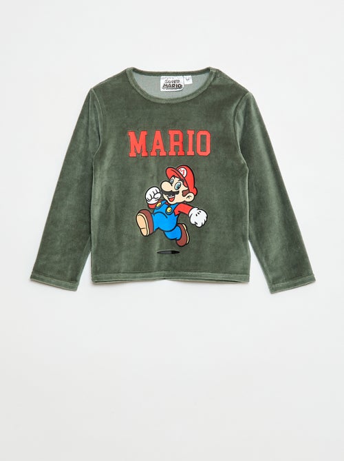 Ensemble de pyjama 'Mario' en velours - Kiabi