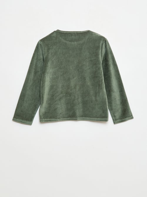 Ensemble de pyjama 'Mario' en velours - Kiabi