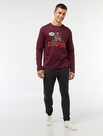 Ensemble de pyjama 'Marvel' 'Deadpool' en coton