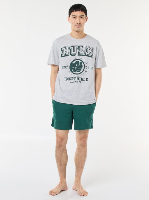 Ensemble de pyjama 'Marvel' 'Hulk' en coton - Kiabi