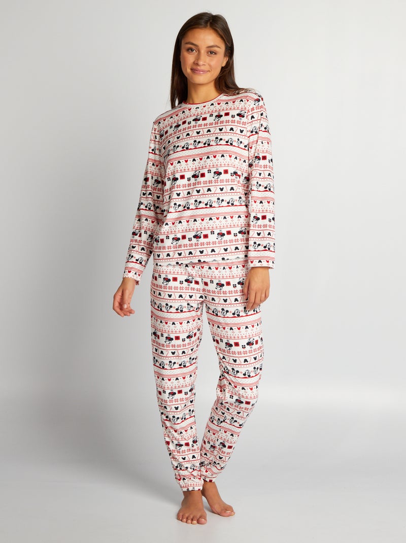 Ensemble de pyjama 'Mickey' - 2 pièces Blanc - Kiabi