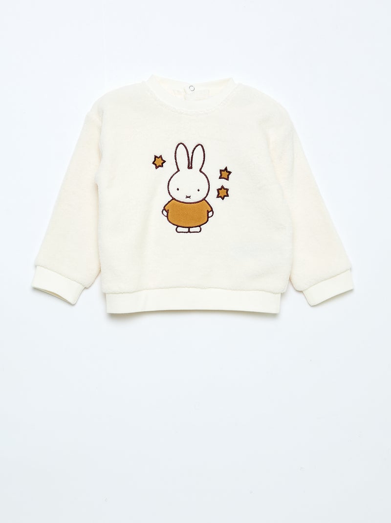 Ensemble de pyjama 'Miffy' en polaire Blanc - Kiabi