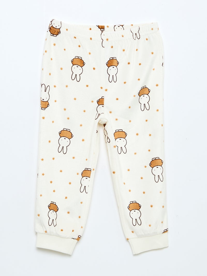 Ensemble de pyjama 'Miffy' en polaire Blanc - Kiabi
