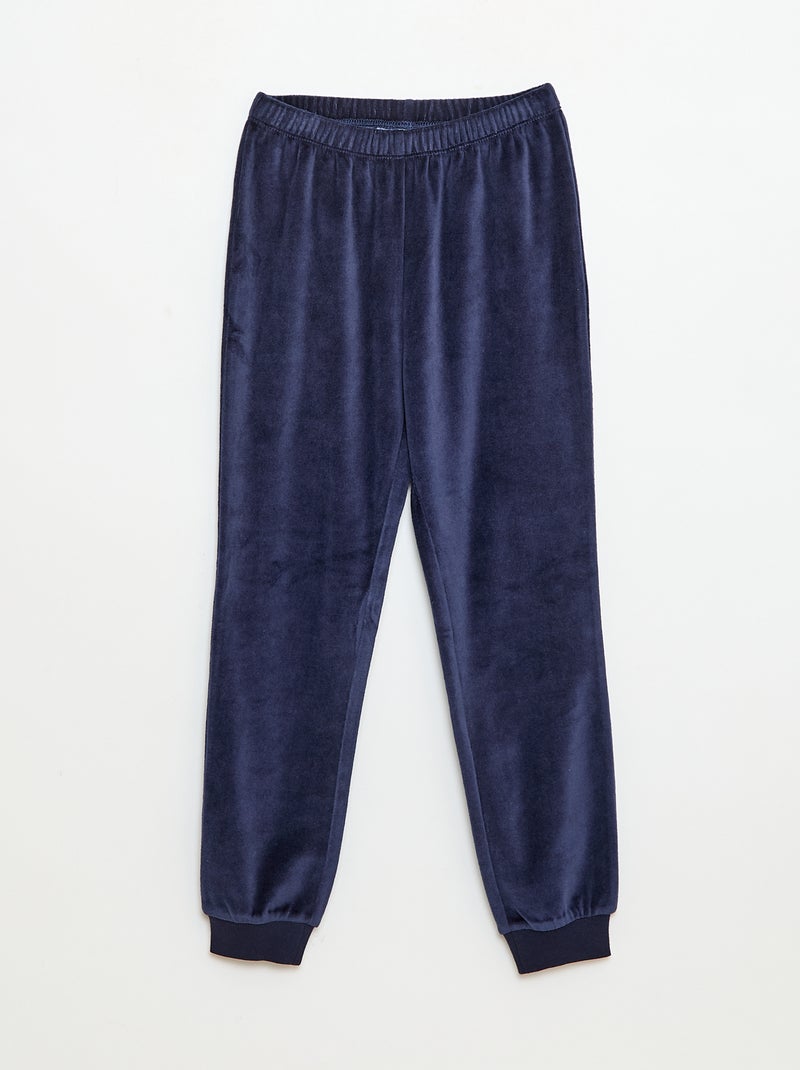 Ensemble de pyjama Noël avec bonnet Bleu - Kiabi