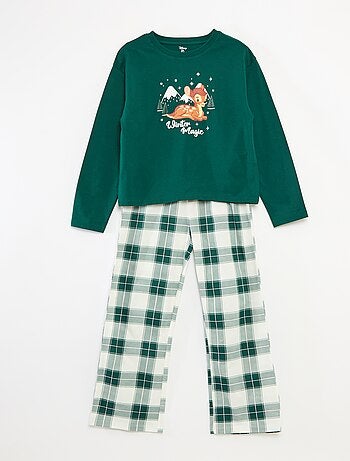 Ensemble de pyjama Noël 'Disney' 'Frozen' en jersey coton