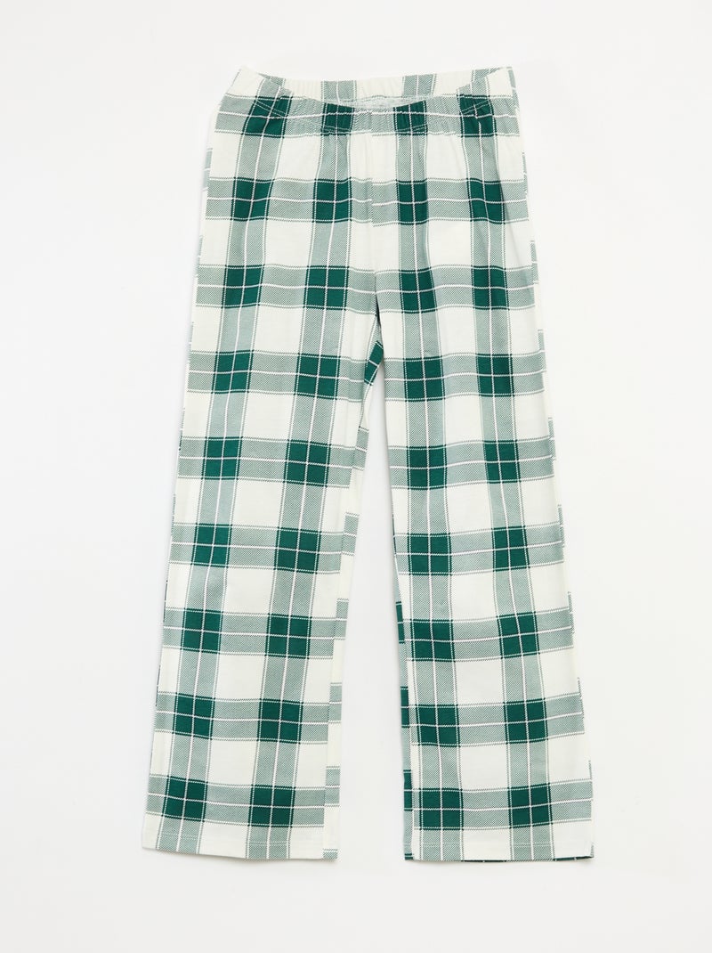 Ensemble de pyjama Noël 'Disney' 'Bambi' en jersey coton Vert - Kiabi