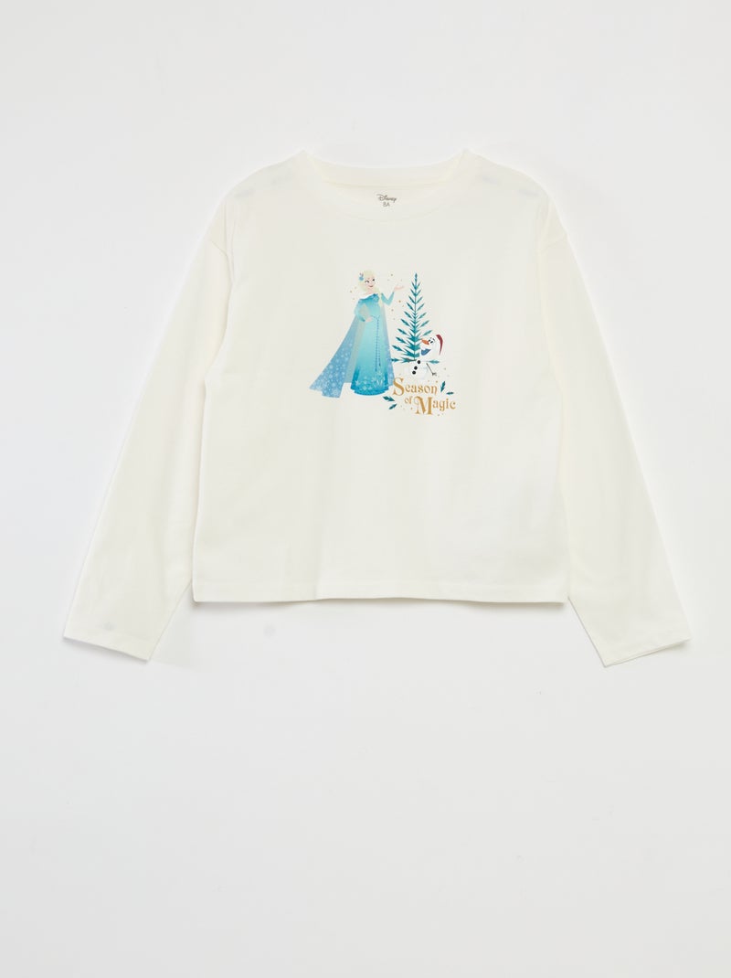 Ensemble de pyjama Noël 'Disney' 'Frozen' en jersey coton Bleu - Kiabi