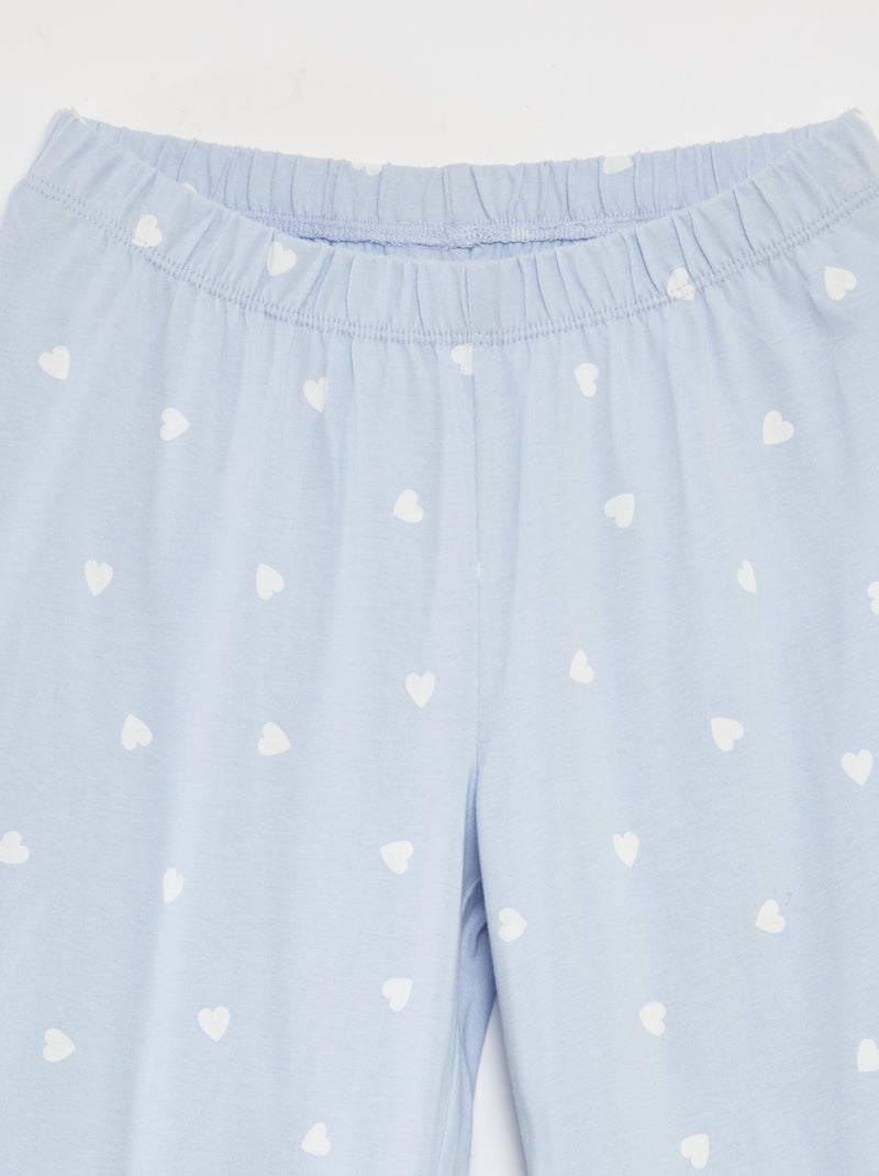 Ensemble de pyjama Noël 'Disney' 'Frozen' en jersey coton Bleu - Kiabi