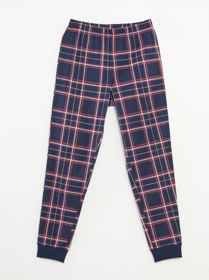 Ensemble de pyjama Noël 'Disney' 'Mickey' Bleu - Kiabi