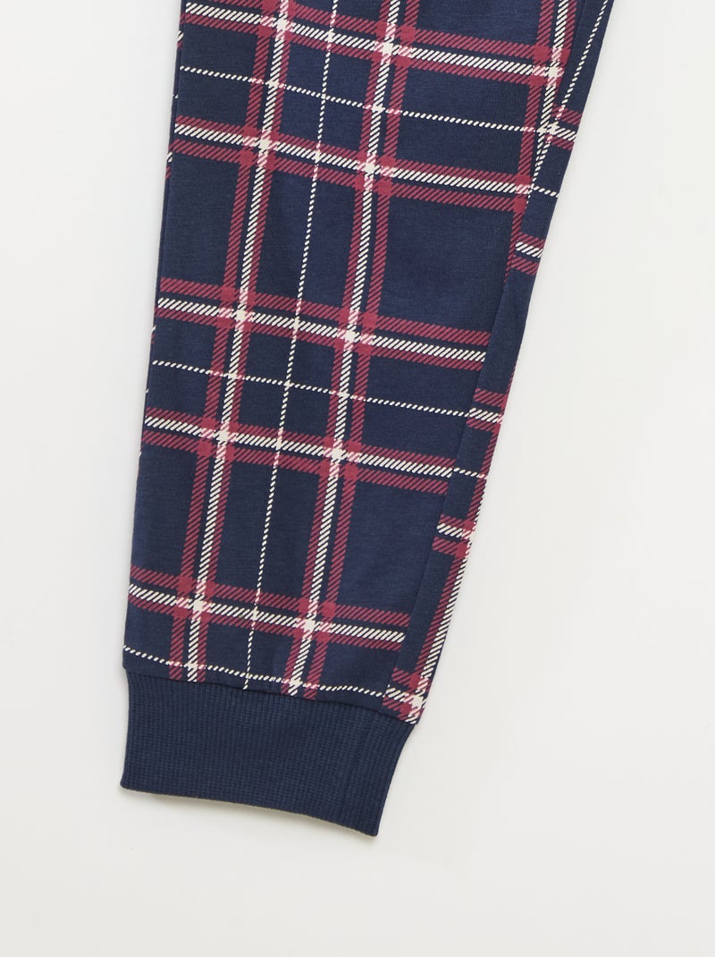 Ensemble de pyjama Noël 'Disney' 'Mickey' Bleu - Kiabi