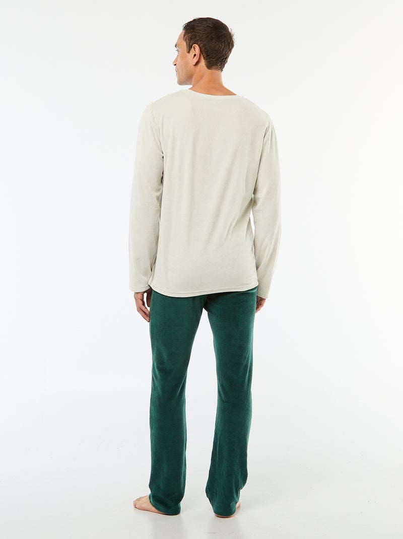 Ensemble de pyjama Père Noël Vert - Kiabi