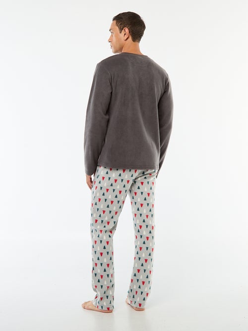 Ensemble de pyjama sapin micropolaire - Kiabi