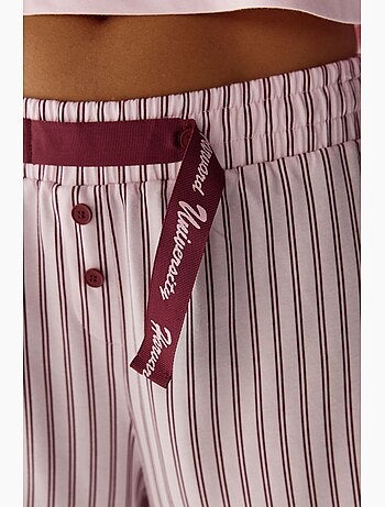 Ensemble de pyjama short à manches courtes harvard graffiti imprimé penti