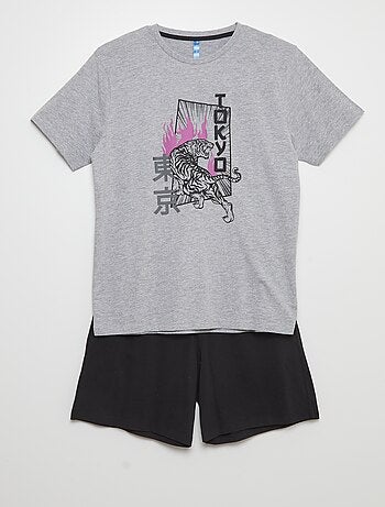 Ensemble de pyjama short + t-shirt - 2 pièces