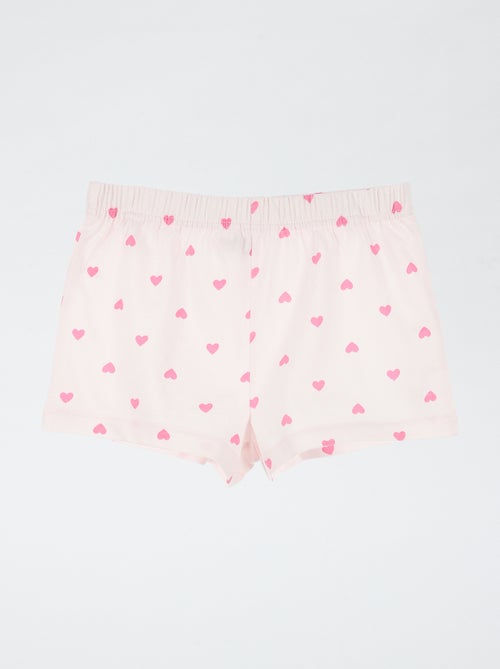 Ensemble de pyjama short + t-shirt 'Peppa Pig' - 2 pièces - Kiabi