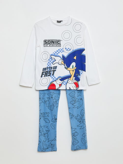 Ensemble de pyjama 'Sonic' en coton - Kiabi