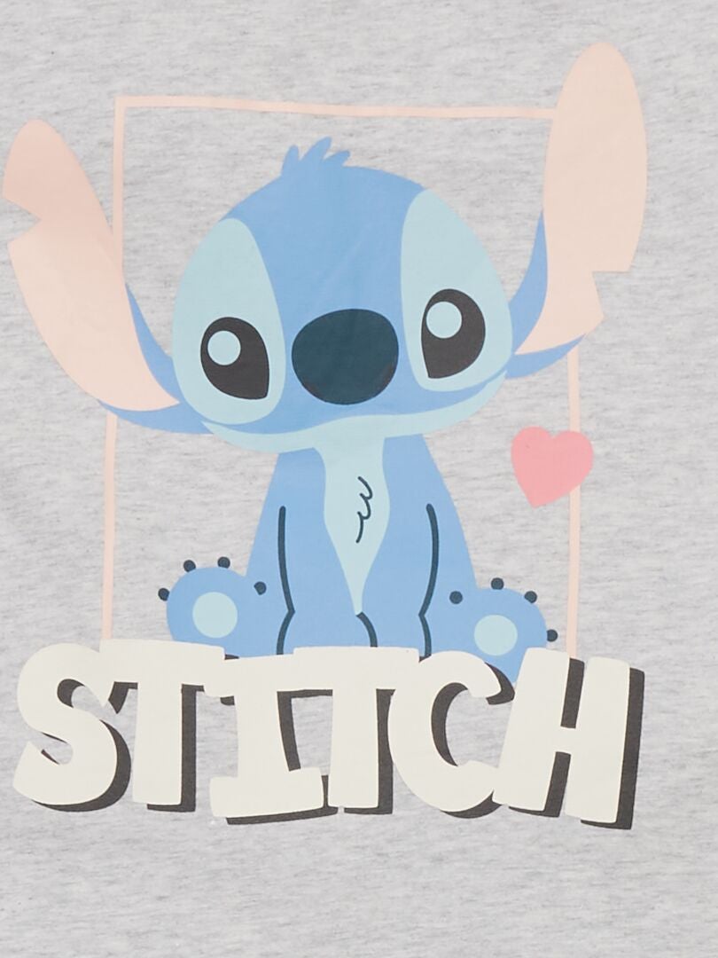 Ensemble de pyjama 'Stitch' - 2 pièces Gris/noir - Kiabi