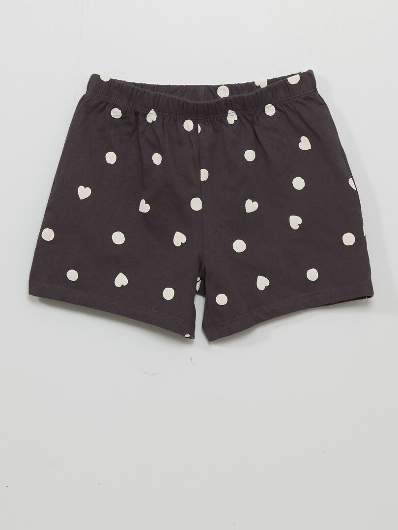 Ensemble de pyjama 'Stitch' - 2 pièces Gris/noir - Kiabi