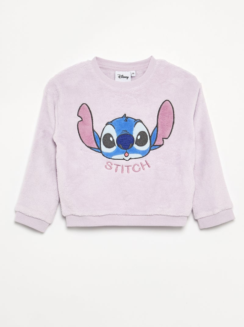 Ensemble de pyjama 'Stitch' 'Disney' en polaire - 2 pièces Violet - Kiabi