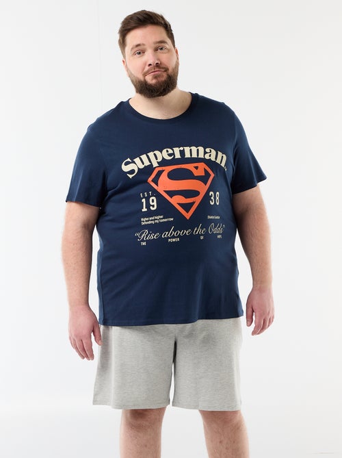 Ensemble de pyjama 'Superman' short + t-shirt - 2 pièces - Kiabi