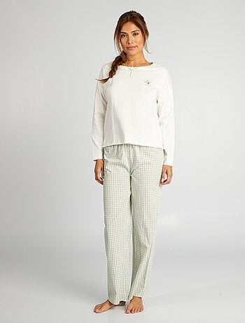 Ensemble de pyjama t-shirt + pantalon - 2 pièces