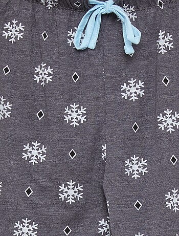Soldes Pyjama homme hiver à partir de 3 € - bleu - Kiabi