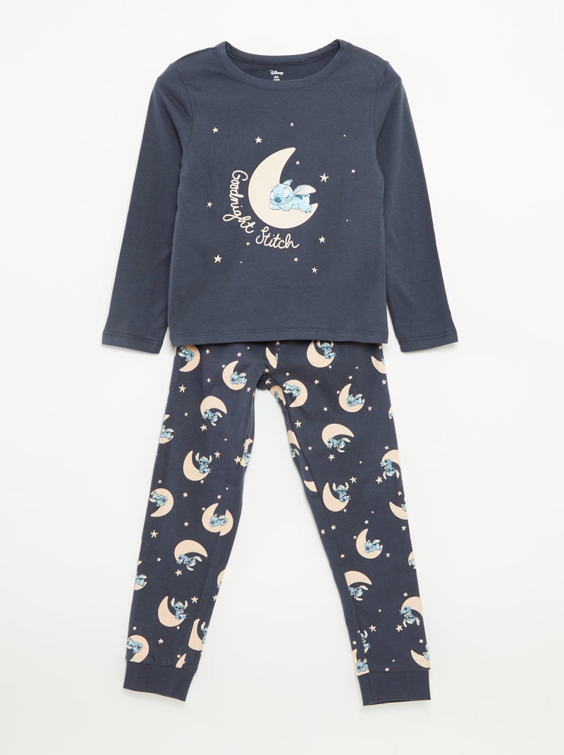 Ensemble de pyjama t-shirt + pantalon - 2 pièces Bleu - Kiabi