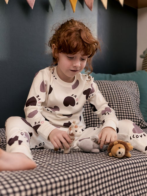 Ensemble de pyjama t-shirt + pantalon -  2 pièces - Kiabi