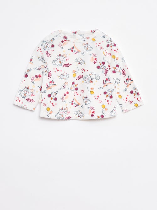 Ensemble de pyjama t-shirt + pantalon en polaire - 2 pièces - Kiabi