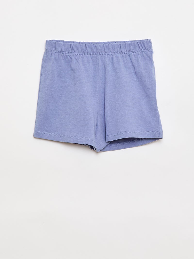 Ensemble de pyjama t-shirt + short - 2 pièces Blanc - Kiabi