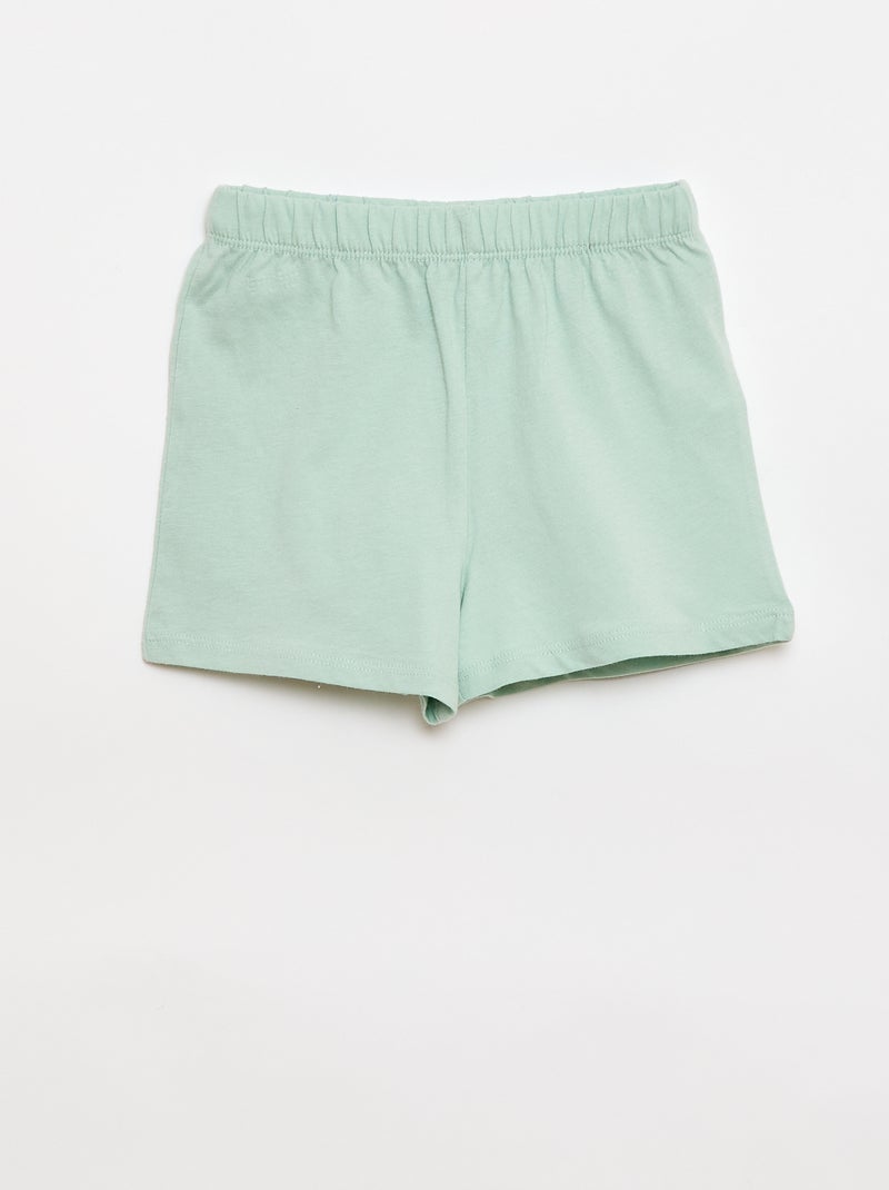 Ensemble de pyjama t-shirt + short - 2 pièces Bleu - Kiabi