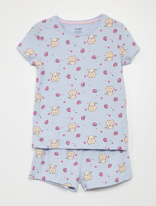 Ensemble de pyjama : T-shirt + short - 2 pièces - Kiabi