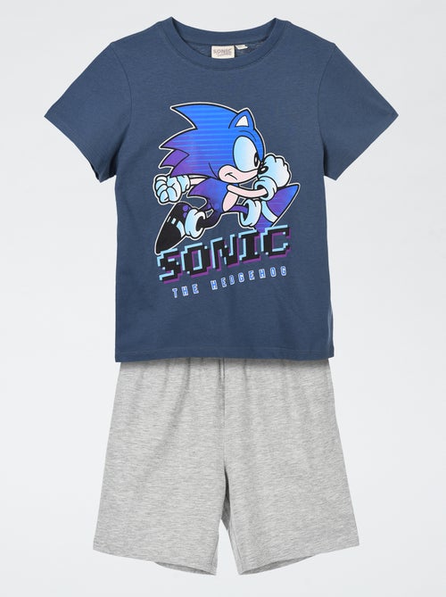 Ensemble de pyjama t-shirt + short 'Sonic' 'SEGA' - 2 pièces - Kiabi
