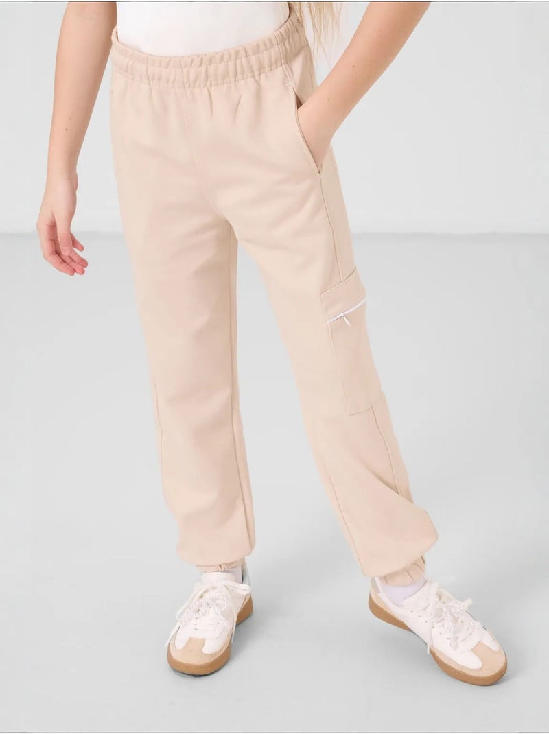 Ensemble de pyjama unisexe en mélange de coton tommy Beige argile - Kiabi