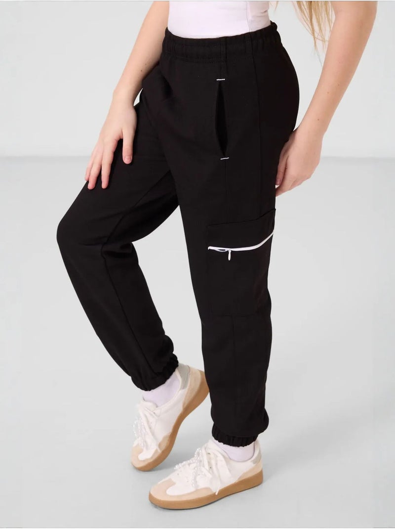 Ensemble de pyjama unisexe en mélange de coton tommy Noir - Kiabi