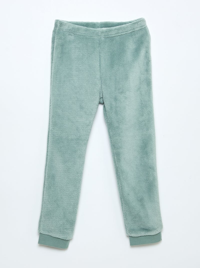 Ensemble de pyjama 'Universal' 'Dragon' en polaire Vert - Kiabi