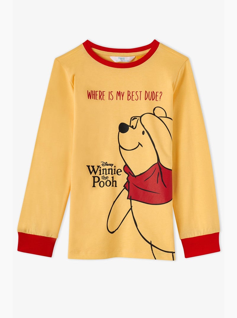 Ensemble de pyjama winnie l'ourson en coton à manches courtes pour fille penti Ambre - Kiabi