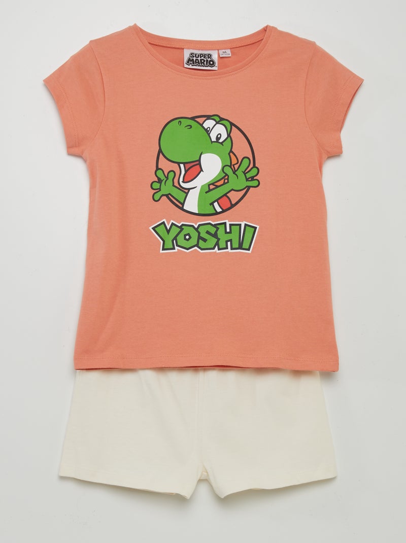 Ensemble de pyjama 'Yoshi' de 'Super Mario' - 2 pièces Orange - Kiabi