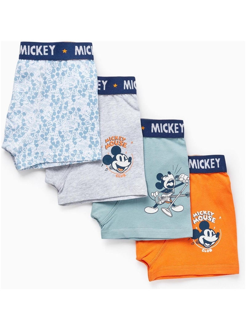 Ensemble de quatre boxers Disney pour garçon MICKEY Multicolore - Kiabi