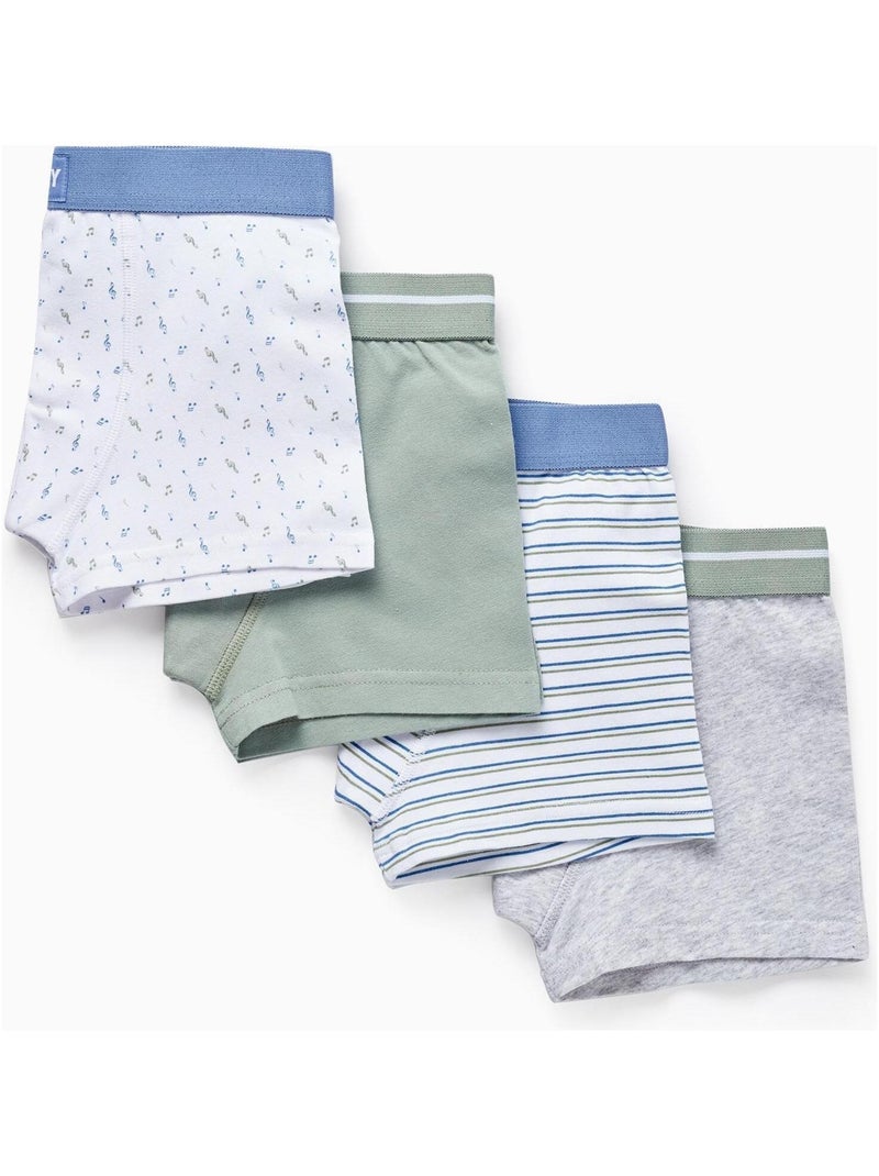 Ensemble de quatre boxers essential line 'Zippy' Multicolore - Kiabi