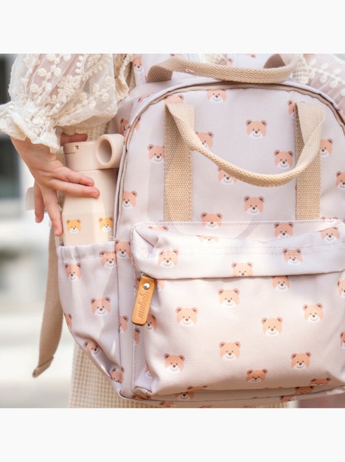 Ensemble de rentrée – Sac à dos en matière recyclée & gourde souple assortie (3-6 ans) -  Ours - Kiabi