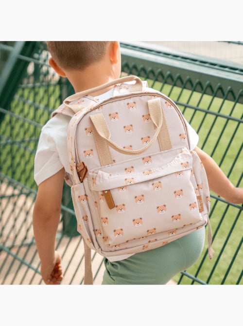 Ensemble de rentrée – Sac à dos en matière recyclée & gourde souple assortie (3-6 ans) -  Ours - Kiabi