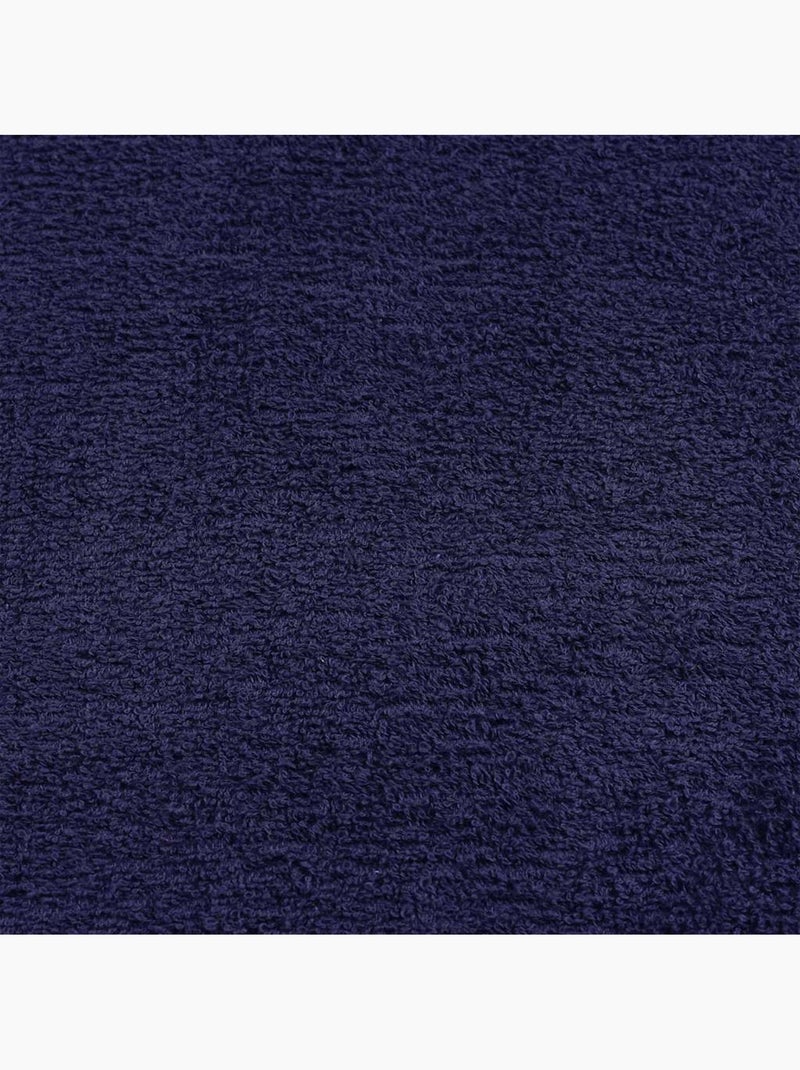 Ensemble de serviettes éponge coton frogn 8 pièces 360 g/m² - vidaxl Bleu marine - Kiabi