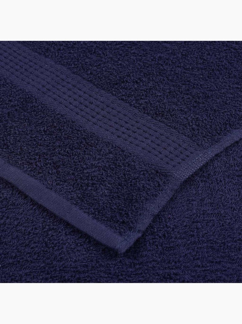 Ensemble de serviettes éponge coton frogn 8 pièces 360 g/m² - vidaxl Bleu marine - Kiabi